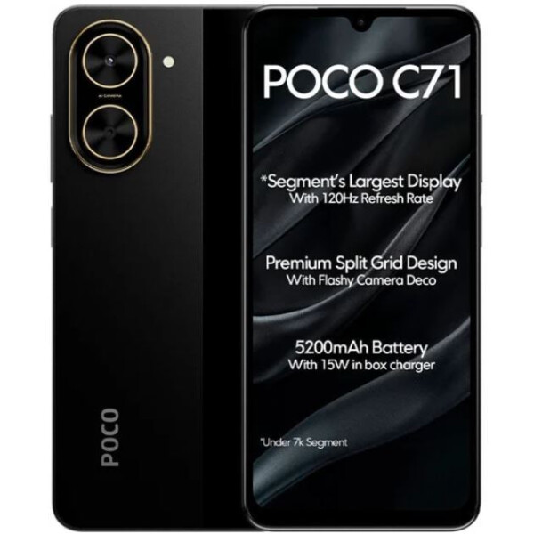 Смартфон POCO C71 черный