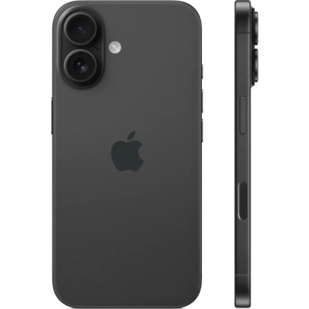 Смартфон Apple iPhone 16 - 8 ГБ, 256 ГБ, Черный