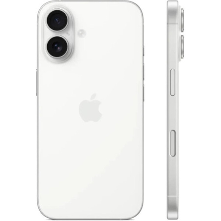 Смартфон Apple iPhone 16 - 8 ГБ, 256 ГБ, Белый