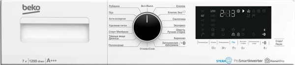 Стиральная машина Beko WSPE7616W BY