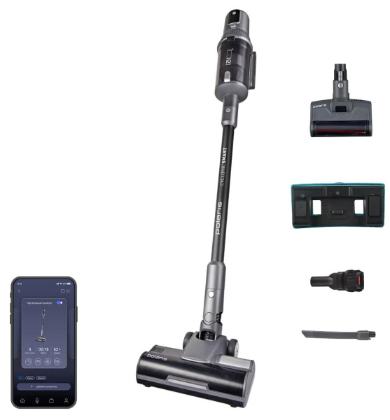 Вертикальный пылесос POLARIS PVCS 8200 Handstick Duo Pro WI-FI IQ Home