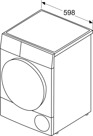 Сушильная машина  Bosch WTH85V9FPL  type WDT69