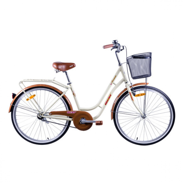 Велосипед AIST Avenue 26/17 2025 бежевый