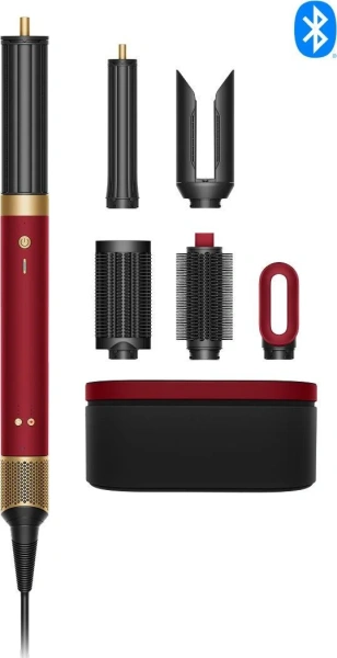 Мультистайлер Dyson HS09 красный вельвет/золото