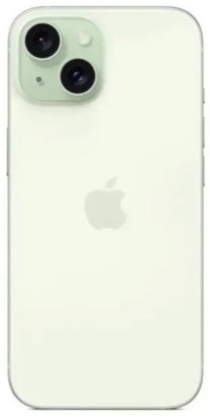 Смартфон Apple iPhone 15 - 6 ГБ, 128 ГБ, Зеленый, Индия