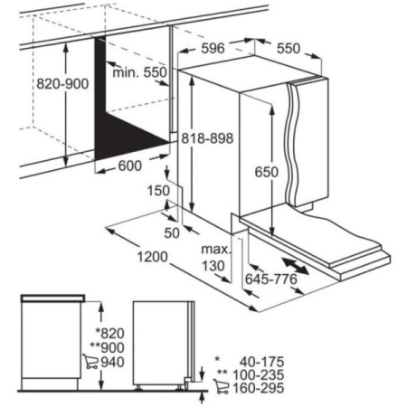 Посудомоечная машина ELECTROLUX EES48200L